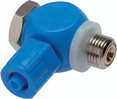 Drosselrückschlagventil G 1/8"-6 x 4mm, zu- und abluftregelnd (C)