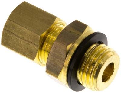 Gerade Klemmringverschraubung G 1/4"-8mm, Messing