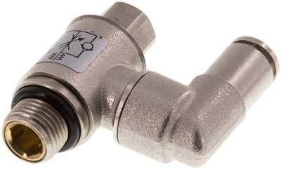 Drosselrückschlagventil G 1/8"-4mm, zuluftregelnd (Sonderausführung)