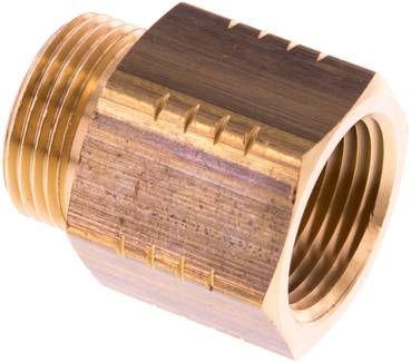 Reduziernippel G 3/4"(AG)-NPT 3/4"(IG), 16 bar Messing