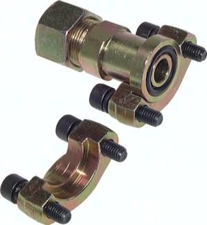 Gerade Flanschverschraubung, 3/4"-SAE 6000 PSI, 20 S