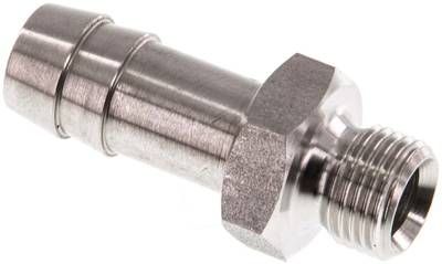 Gewindetülle G 1/8"-9mm, 40 bar 1.4571