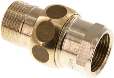 Verschraubung flach dichtend Rp/R 3/4" (IG/AG)