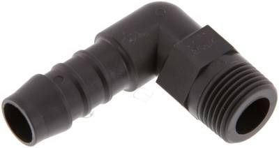 Winkel-Gewindetülle R 3/8"-13mm, PA 6