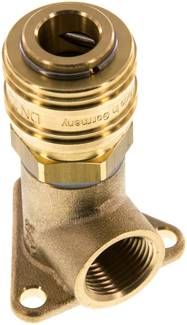 Wanddose mit Kupplungsdose, G 3/8" (IG), Messing