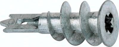 FISCHER Gipskartondübel, Metall, 100er Pack