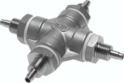 Kreuz-Gewindestück 10 x 8mm, Edelstahl ohne Muttern