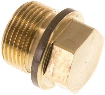 Verschlussstopfen Außenskt. G 3/4", 16 bar Messing