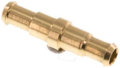 Gerader Steckanschluss 4mm-4mm innen, Messing