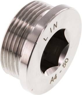 Verschlussstopfen Innenskt. G 1 1/4", 40 bar V4A