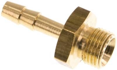 Gewindetülle G 1/8"-4mm, 16 bar Messing