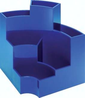 Stifteköcher aus Acryl, blau