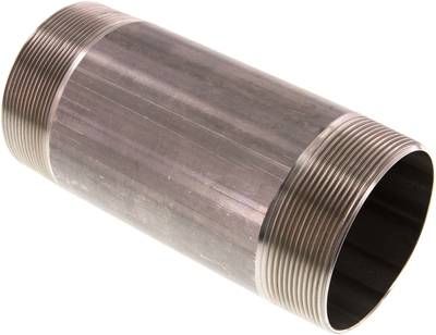 Rohrdoppelnippel R 3"-180mm, 20 bar 1.4571