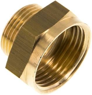 Reduziernippel G 3/4"(AG)-G 1"(IG), 16 bar Messing