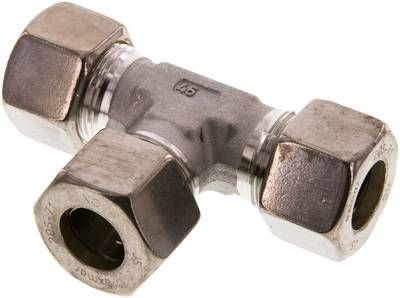 T-Schneidringverschraubung 20 S, Klemmring 1.4571 (NC)