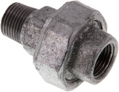 Verschraubung flach dichtend Rp/R 1/2" (IG/AG)