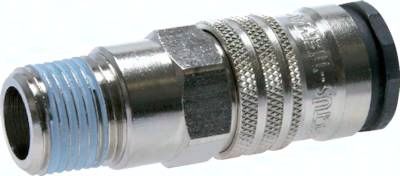 Kupplungsdose (NW10) R 1/2"(AG), Messing / Stahl