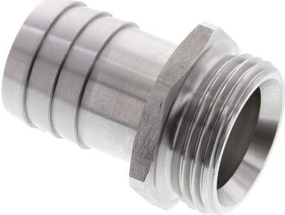 Gewindetülle G 1"-25mm, 40 bar 1.4571