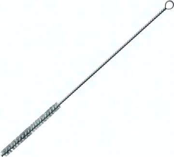 Zylinderbürste mit Öse, 20 mm, Stahldraht gewellt