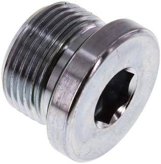 HD-Verschlussstopfen Innenskt. M 22 x 1,5, Stahl verzinkt