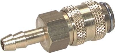 Kupplungsdose (NW5) 8mm Schlauch, Messing