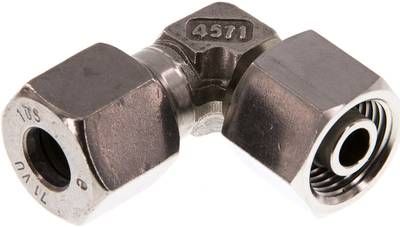 Einstellb. Winkel-Schneidring-verschr. 10 S, 1.4571