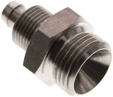 Gerades Gewindestück G 3/8"-8 x 6mm, 1.4571 ohne Mutter