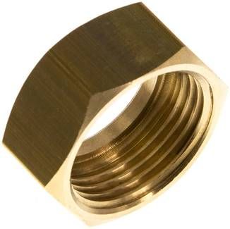 Überwurfmutter Messing, G 3/4", 19 mm