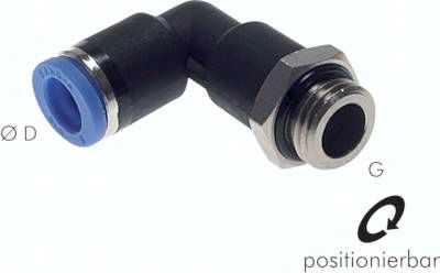 Winkel-Steckanschluss, lang G 3/8"-10mm, IQS-Standard