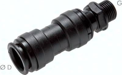 Gerader Steckanschluss G 3/4"-28mm, IQS-Big