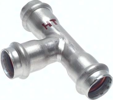 Pressfitting, T-Stück, 54mm innen, 1.4404