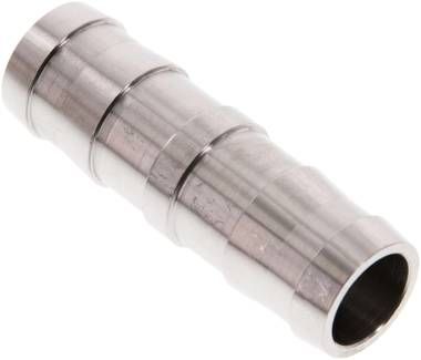 Schlauchverbindungsrohr 38mm-38mm, Stahl verzinkt