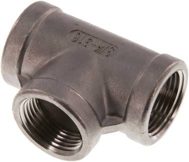 T-Stück NPT 3/4" (IG), 16 bar 1.4408