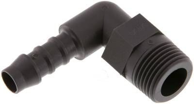 Winkel-Gewindetülle R 3/8"-9mm, PA 6