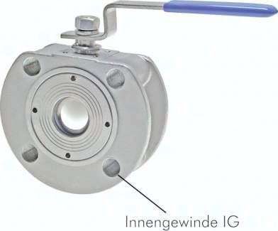 Kompakt-Flanschkugelhahn Eco-Line, Edelstahl, DN 25 / PN 16