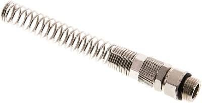 Gerade Drehverschraubung G 3/8"-12 x 10mm mit Knickschutz