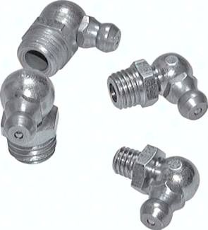 90° Kegelschmiernippel, M 8 (konisch), 1.4305