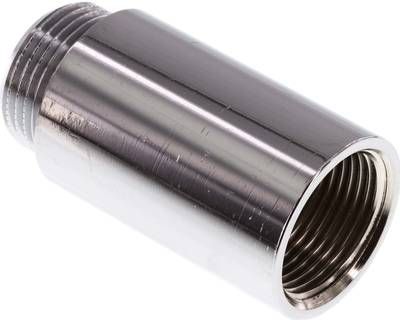 Gewindeverlängerung G 3/4"-50mm, Messing verchromt