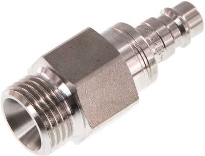 Kupplungsstecker (NW7,2) G 1/2"(AG), 1.4404