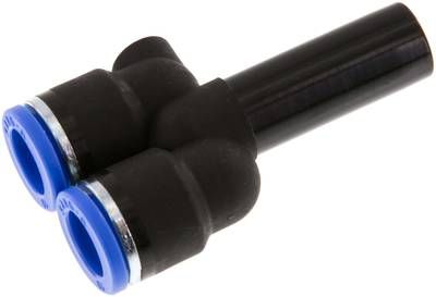 Y-Steckanschluss 12mm Stecknippel, 10mm Schlauch