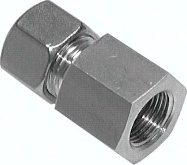 Aufschraub-Schneidringverschr. 6 S-G 1/4", Klemmring 1.4571 (NC)