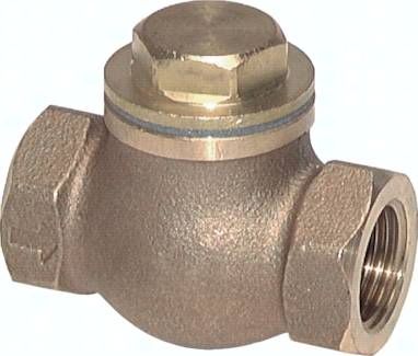 Rückschlagventil (schwer), G 3", PN 16, Rotguss