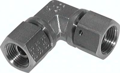 90°-Winkelverschraubung,60°Konus G 1 1/4" (IG), V4A