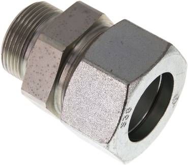 Gerade Schneidringverschr. 38 S-G 1 1/4", Stahl verzinkt