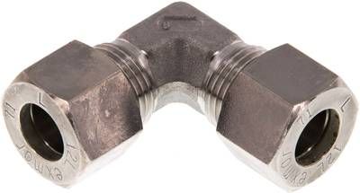 Winkel-Schneidringverschrau-bung 12 L, Klemmring 1.4571 (NC)