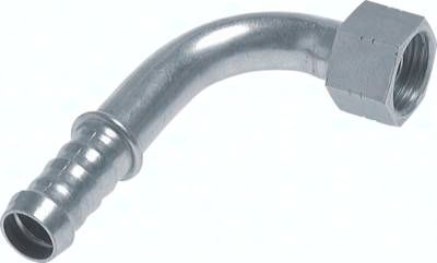 90°-Schlauchnippel G 1/8" Überwurfmutter, 4 - 5mm
