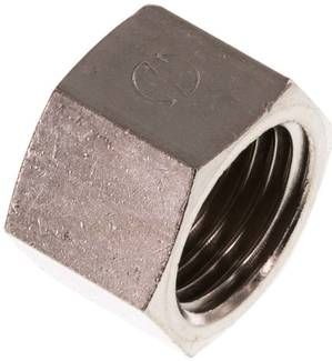 Verschlusskappe G 1/4", 16 bar Messing vernickelt