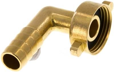 2/3-Schlauchtülle, mit Mutter G 3/4"-13mm, Winkel