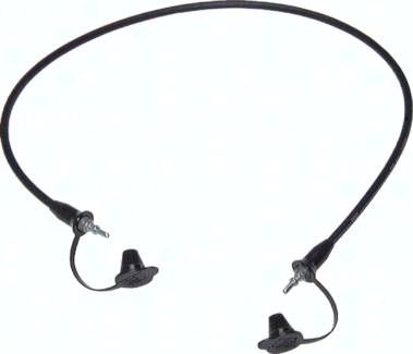 Messschlauch, 1.500mm, Steckanschluss - Steckanschluss