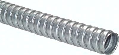 Metallschutzschlauch 13,0mm, Stahl verzinkt